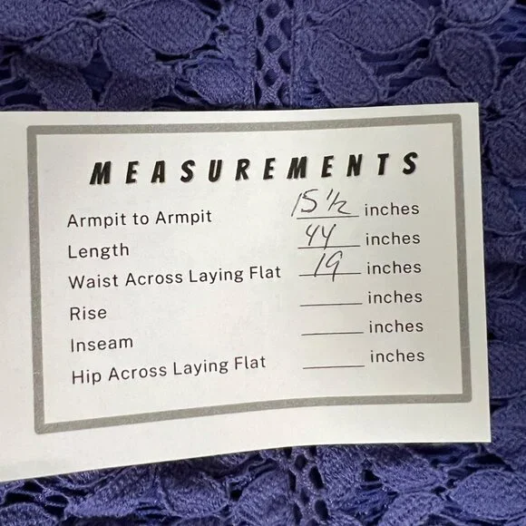 Nine Lives Bazaar Womens Florentina Sleeveless Midi Dress Indigo Purple size 4 - Picture 14 of 14